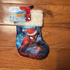 NWT marvel spider man mini stocking